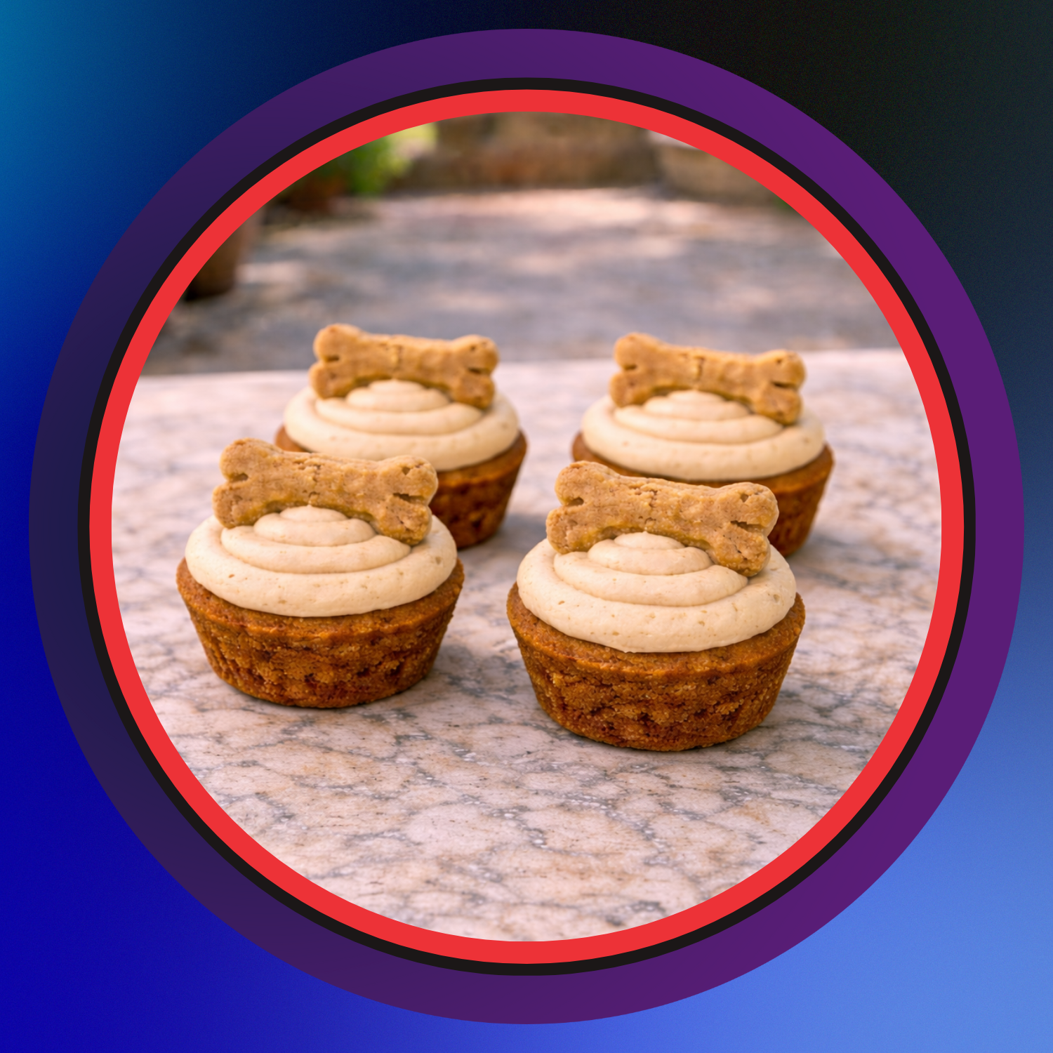 Yze Dogs Pupcakes (Pack of 4)